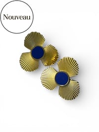 Image 1 of Boucles THEA bleu royal
