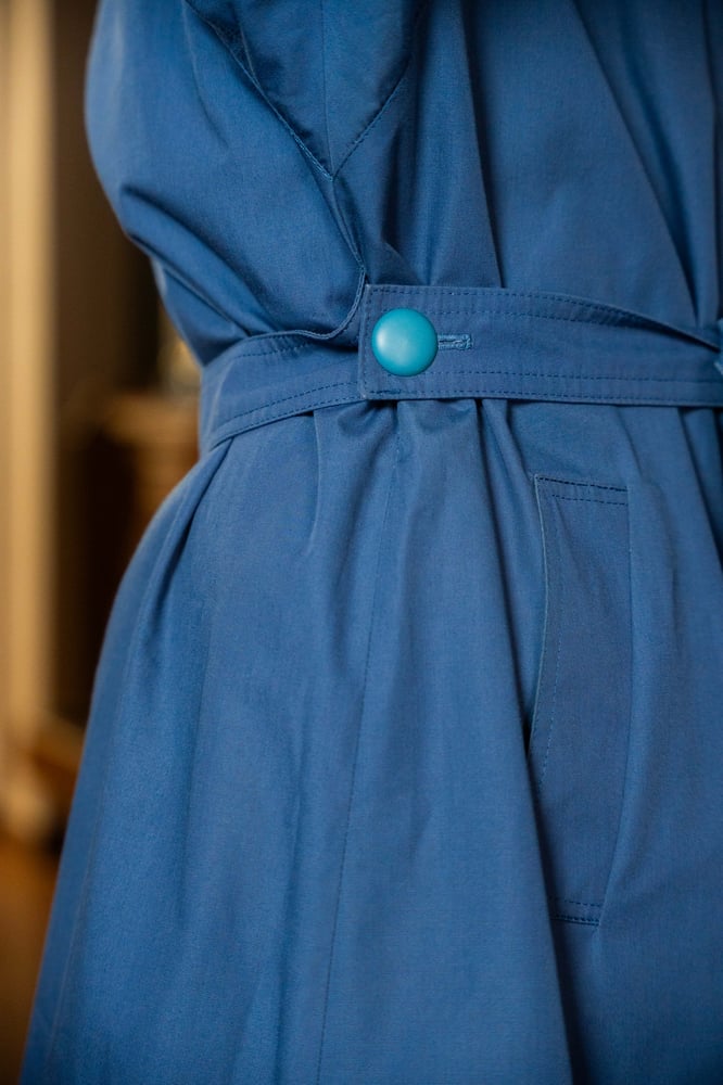 Image of Trench blu polvere