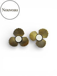 Image 1 of Boucles THEA blanc neige