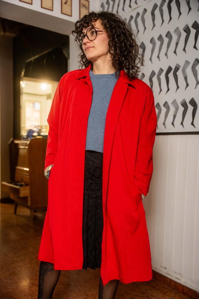 Image of Trench rosso