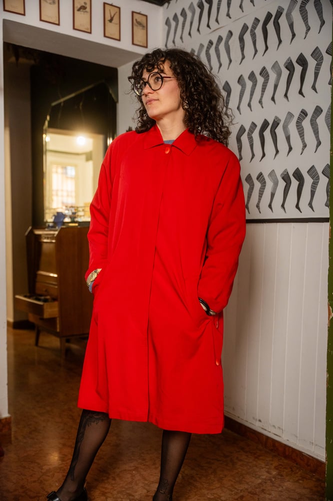 Image of Trench rosso