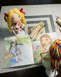 Image 2 of A Georgia Girlhood, a sweet coloring adventure.