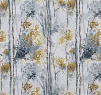 Image 2 of Double Sided Ochre Linen Silver Birch Shadow Shade 40cm