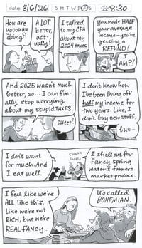 NEW!! Daily Comic 3/6: Bohemian