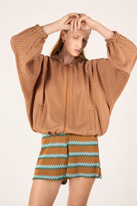 Image 1 of SHORT SIRACUSA CHEVRON OCRA