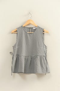 Image 5 of Gingham Peplum top - More colors 