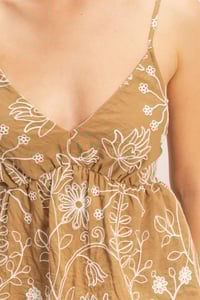 Image 3 of Babydoll Embroidered Tank - More colors 