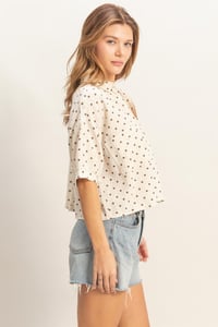 Image 3 of Polka Dot Button UP 