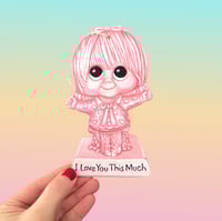Image 1 of Vintage I Love You This Much figurine ornament 