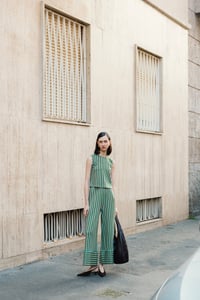 Image 1 of PANTALONE PRISCILLA RIGHETTE MULTI ARGENTO