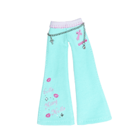 CANDY AQUA TRACK SUIT PANTS