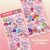 Image 1 of [Marshland] Macaron Bunny Sticker