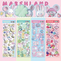 Image 3 of [Marshland] Macaron Bunny Sticker