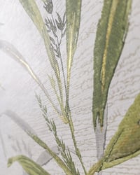 1960s Vintage Leyland Wallpaper Rolls - Green Foliage Botanical Natural - (Set of 1.5 Rolls) – detail view 5
