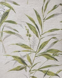 1960s Vintage Leyland Wallpaper Rolls - Green Foliage Botanical Natural - (Set of 1.5 Rolls) – detail view 4