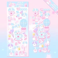 Puppy in Amusement Park Sticker