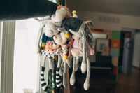 Image 2 of Agnes - Sculpted Sock Bunny, Polyfilled and Weighted