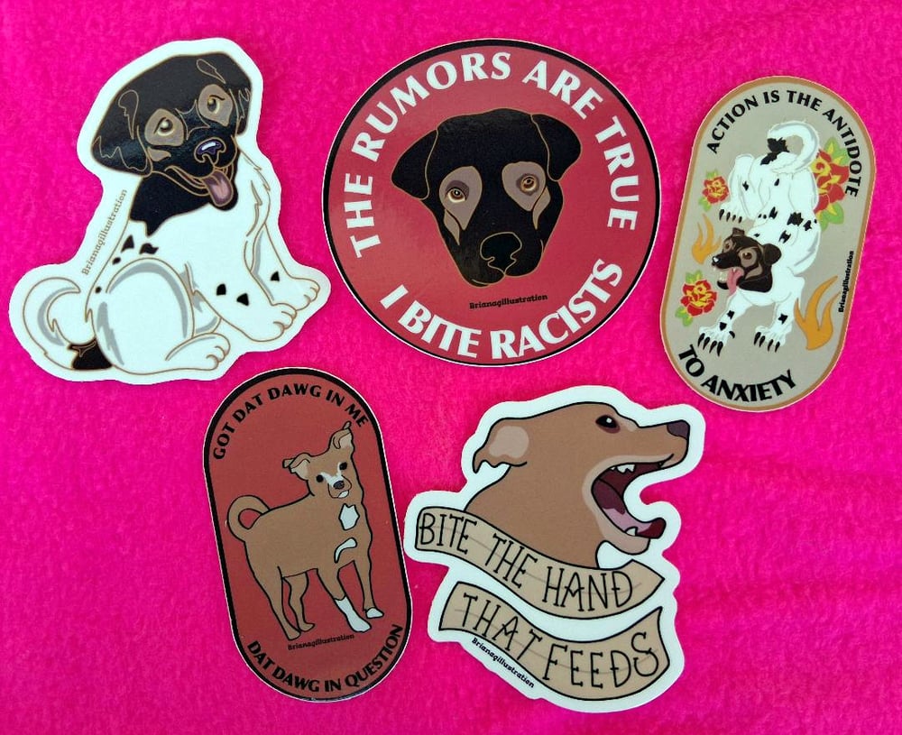Image of Dog Stickers 