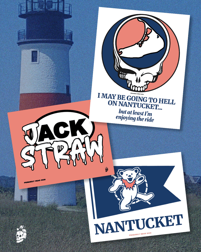 Nantucket Dead Sticker 3-Pack
