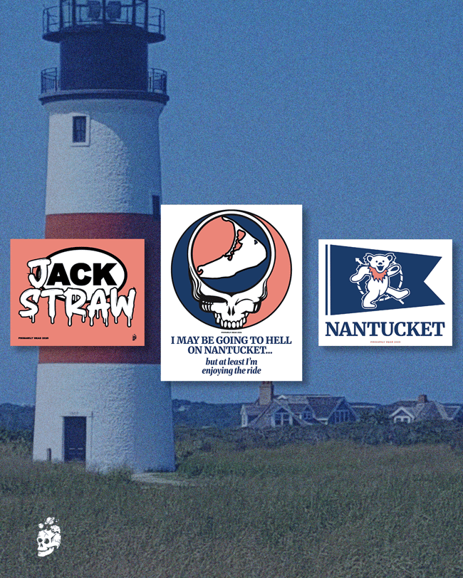 Nantucket Dead Sticker 3-Pack