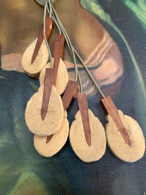 Image of Piano hammer necklace