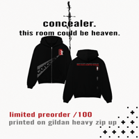 [preorder] this room could be heaven zip-up