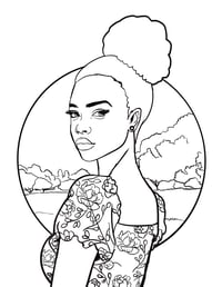 Image 6 of 2 pak coloring sheets