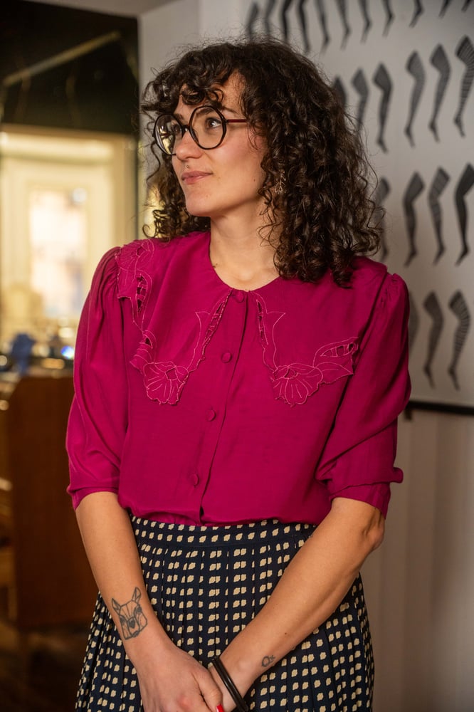 Image of Camicia Bob magenta