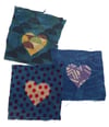 Antique Silk Hearts #7