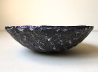 Image 9 of Handmade Lace Imprint Paper Mache Bowl | Recycled Paper Art Decor