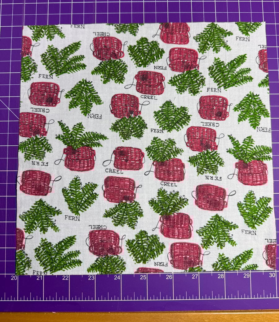 Image of 10” square feedsack 