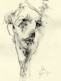 Image 2 of His Moment Of Elevation - Charcoal on Paper 