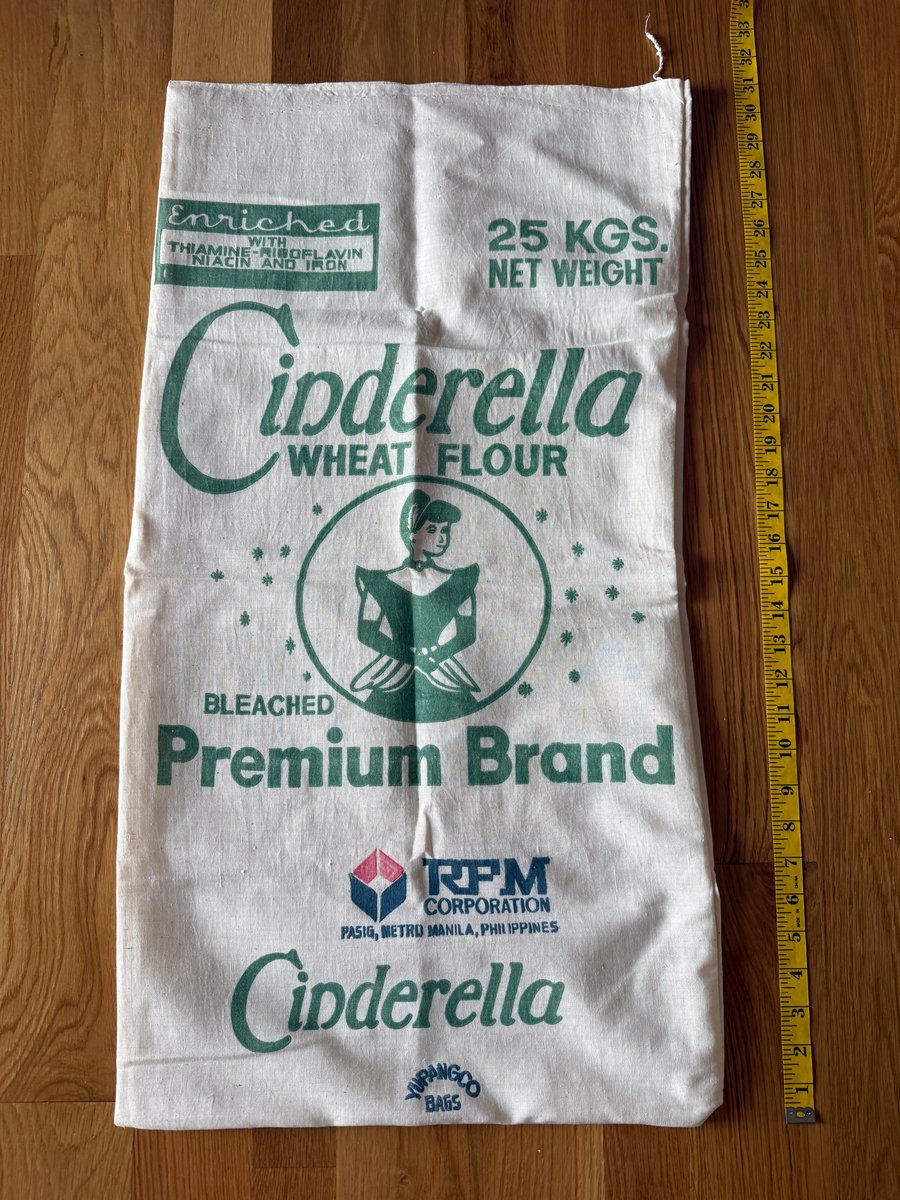 Image of  Cinderella Flour Bag 16” x 31”