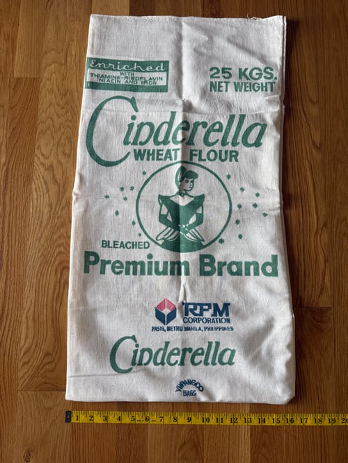 Image of  Cinderella Flour Bag 16” x 31”