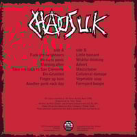 Image 2 of Chaos U.K  '' The Morning After The Night Before '' LP