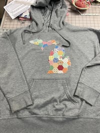 Image 4 of Michigan Hexi Patchwork (look) Applique