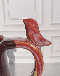 Image 3 of Pink and Red Bird Mug