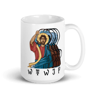 Image 3 of WTWJF What Tables Would Jesus Flip? Mug
