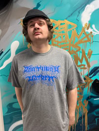 Blue logo tee