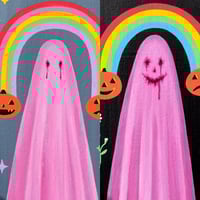 Image 1 of lucky ghostie original paintings 