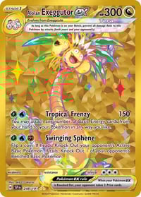 Alolan Exeggutor ex - 248/191 - SV08: Surging Sparks - Near Mint