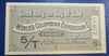 WORLD'S COLUMBIAN EXPO DAY OF SALE TICKET-- 5/T