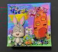 Image 1 of Spring mixed media painting 