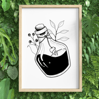 Magic Potion, Art Print, A5, Wall Art, Home Decor 
