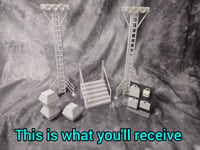 Image 1 of Accessory set for 1/18 Space 1999 Mattel Eagle playset 