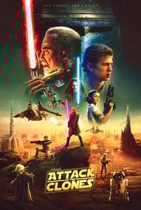 Star Wars Attack Of The Clones 24x36