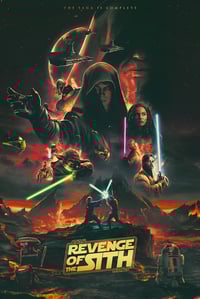 Star Wars Revenge Of The Sith 24x36