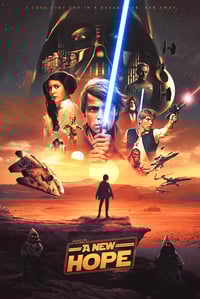 Star Wars A New Hope 24x36