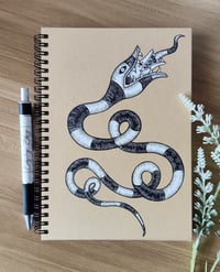 Sandworm, Notebook, A5, Stationery, Hand Drawn