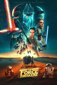 Star Wars The Force Awakens 24x36